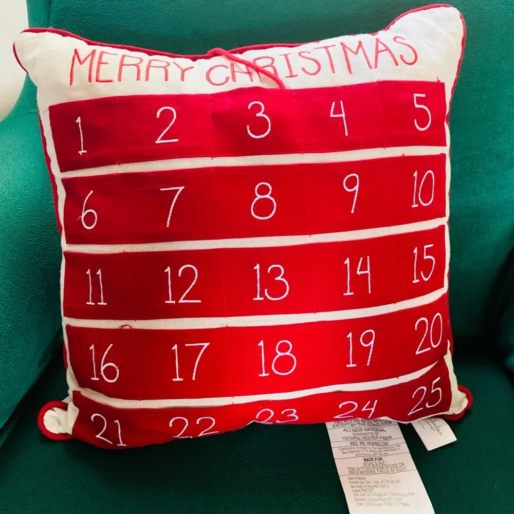 Throw Pillow Advent Calendar